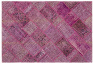 Apex Patchwork Unique Pembe 21542 160 cm X 230 cm (1)