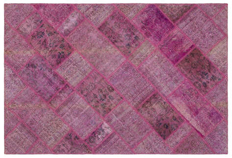 Apex Patchwork Unique Pembe 21542 160 cm X 230 cm - 1