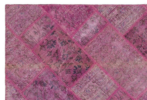 Apex Patchwork Unique Pembe 21542 160 cm X 230 cm - 4