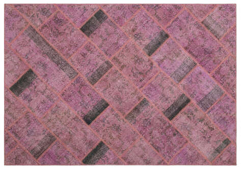 Apex Patchwork Unique Pembe 21576 160 cm X 233 cm - 1