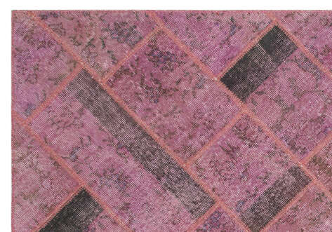 Apex Patchwork Unique Pembe 21576 160 cm X 233 cm - 4