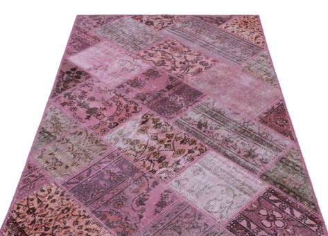 Apex Patchwork Unique Pembe 26651 120 cm X 180 cm - 3