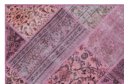 Apex Patchwork Unique Pembe 26651 120 cm X 180 cm - 5