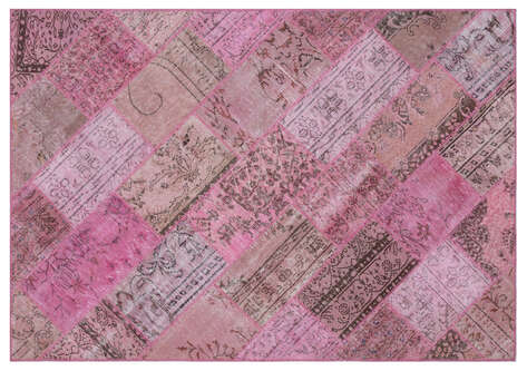 Apex Patchwork Unique Pembe 31299 160 cm X 230 cm - 1