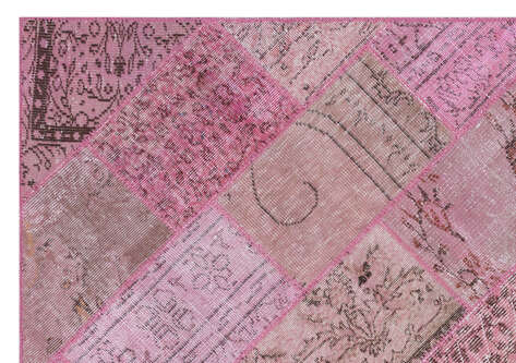 Apex Patchwork Unique Pembe 31299 160 cm X 230 cm - 5