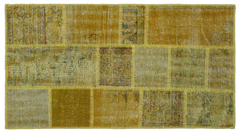 Apex Patchwork Unique Sarı 25884 080 cm X 150 cm - 1