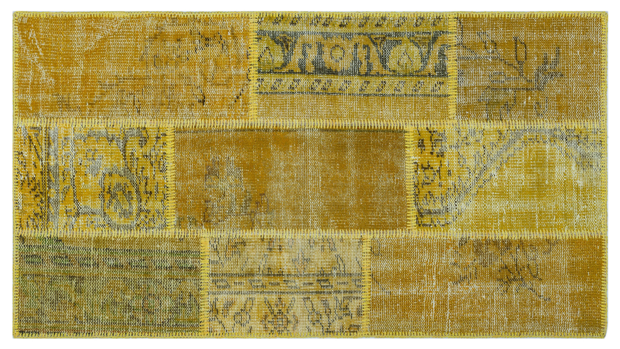 Apex Patchwork Unique Sarı 26163 080 cm X 150 cm