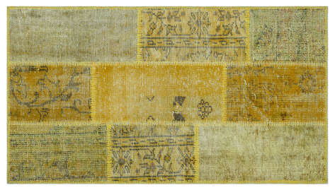 Apex Patchwork Unique Sarı 26188 080 cm X 150 cm - 1