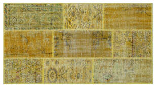 Apex Patchwork Unique Sarı 26199 080 cm X 150 cm (1)