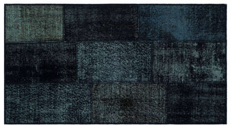 Apex Patchwork Unique Siyah 26040 080 cm X 150 cm - 1