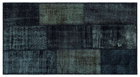 Apex Patchwork Unique Siyah 26104 080 cm X 150 cm - 1