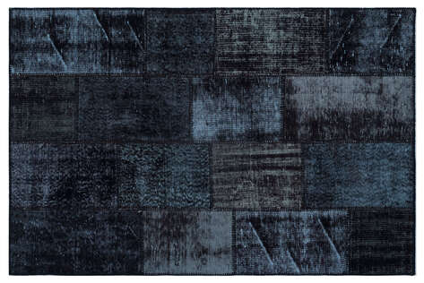 Apex Patchwork Unique Siyah 26271 120 cm X 180 cm - 1