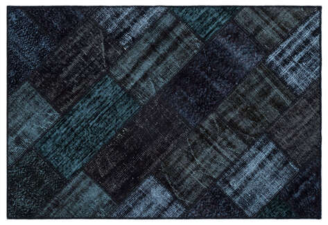 Apex Patchwork Unique Siyah 26289 120 cm X 180 cm - 1