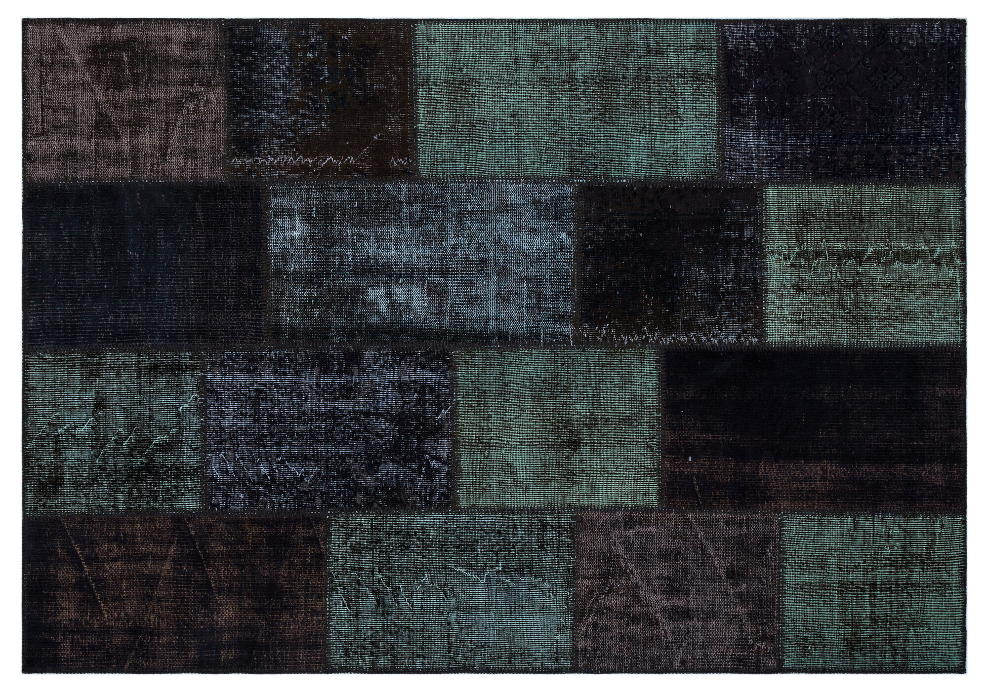 Apex Patchwork Unique Siyah 26419 160 Cm X 230 Cm