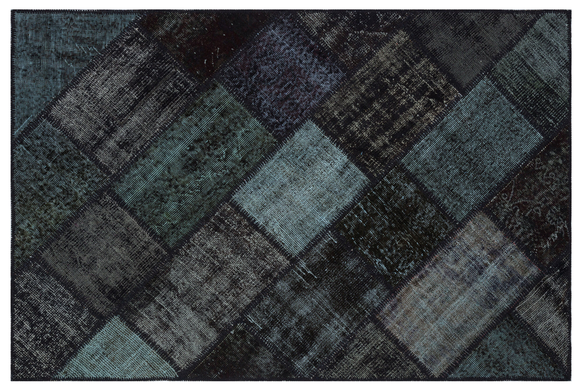 Apex Patchwork Unique Siyah 31118 120 cm X 180 cm