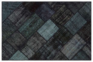 Apex Patchwork Unique Siyah 31118 120 cm X 180 cm (1)
