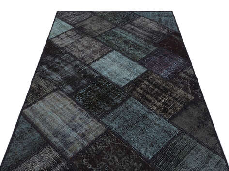 Apex Patchwork Unique Siyah 31118 120 cm X 180 cm - 3