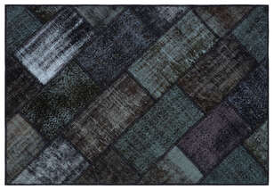 Apex Patchwork Unique Siyah 31147 120 cm X 180 cm (1)