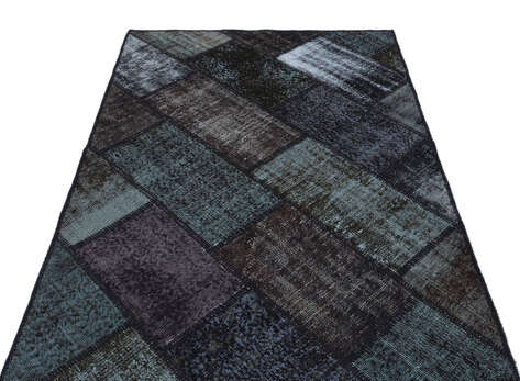 Apex Patchwork Unique Siyah 31147 120 cm X 180 cm - 3