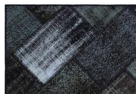 Apex Patchwork Unique Siyah 31147 120 cm X 180 cm - 5
