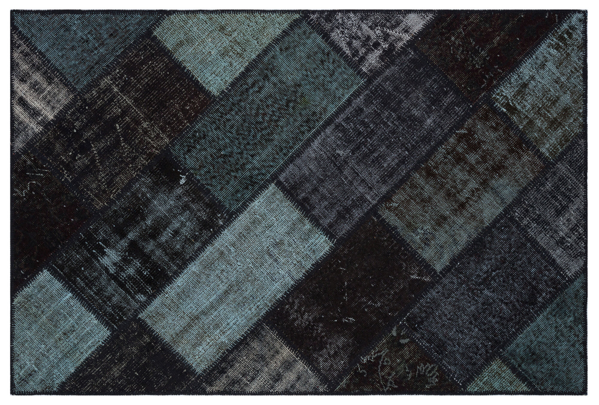 Apex Patchwork Unique Siyah 31152 120 cm X 180 cm