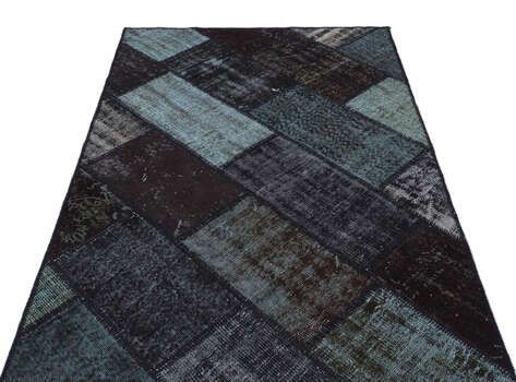Apex Patchwork Unique Siyah 31152 120 cm X 180 cm - 3