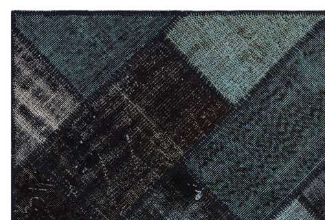 Apex Patchwork Unique Siyah 31152 120 cm X 180 cm - 5