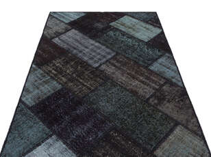 Apex Patchwork Unique Siyah 31178 120 cm X 180 cm (3)