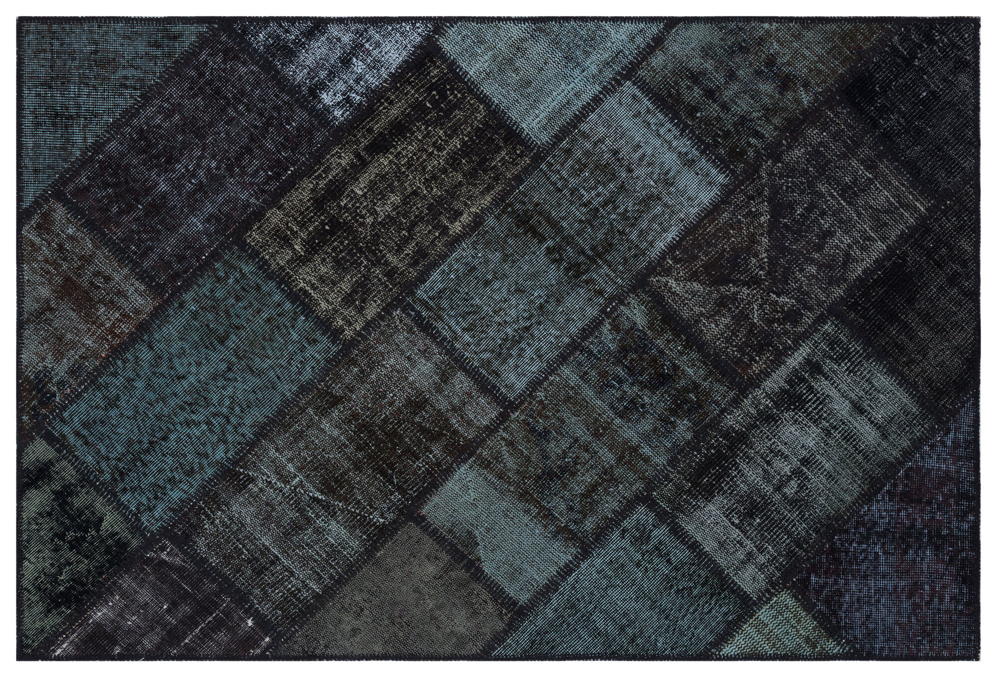 Apex Patchwork Unique Siyah 31218 120 cm X 180 cm