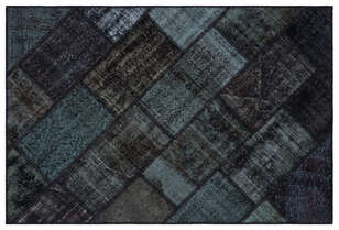 Apex Patchwork Unique Siyah 31218 120 cm X 180 cm (1)