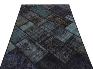 Apex Patchwork Unique Siyah 31218 120 cm X 180 cm (3)