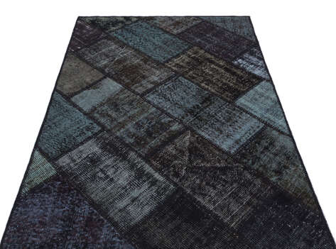 Apex Patchwork Unique Siyah 31218 120 cm X 180 cm - 3