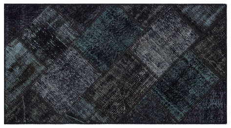 Apex Patchwork Unique Siyah 31367 080 cm X 150 cm - 1