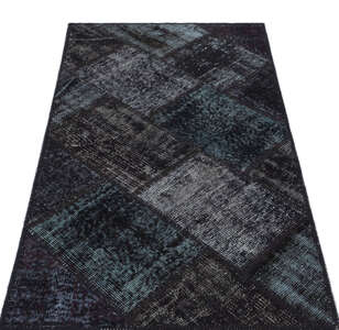 Apex Patchwork Unique Siyah 31367 080 cm X 150 cm (3)