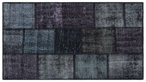 Apex Patchwork Unique Siyah 31394 080 cm X 150 cm - 1