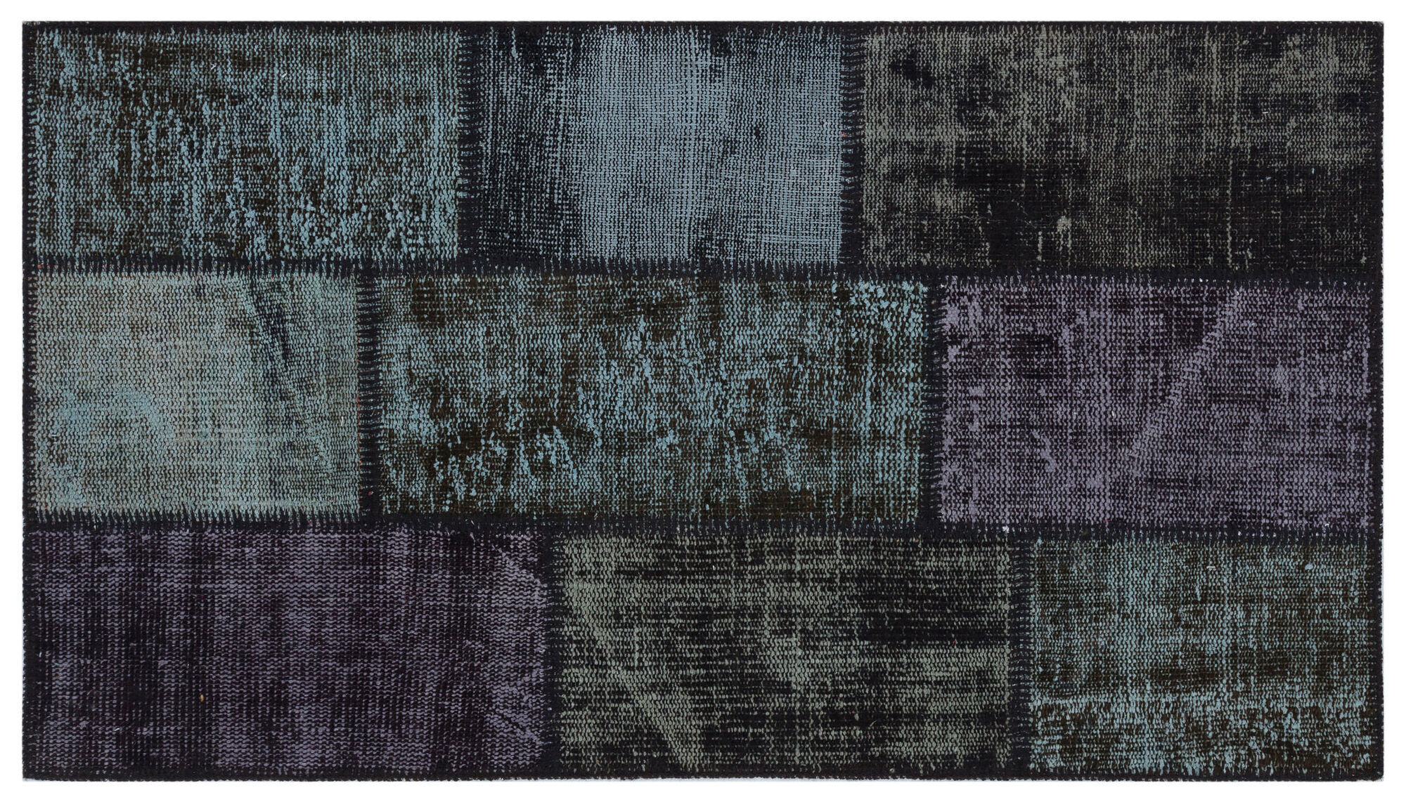 Apex Patchwork Unique Siyah 31396 080 cm X 150 cm