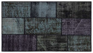 Apex Patchwork Unique Siyah 31396 080 cm X 150 cm (1)