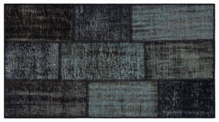 Apex Patchwork Unique Siyah 31404 080 cm X 150 cm (1)
