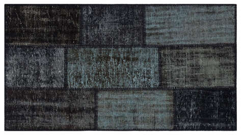 Apex Patchwork Unique Siyah 31404 080 cm X 150 cm - 1