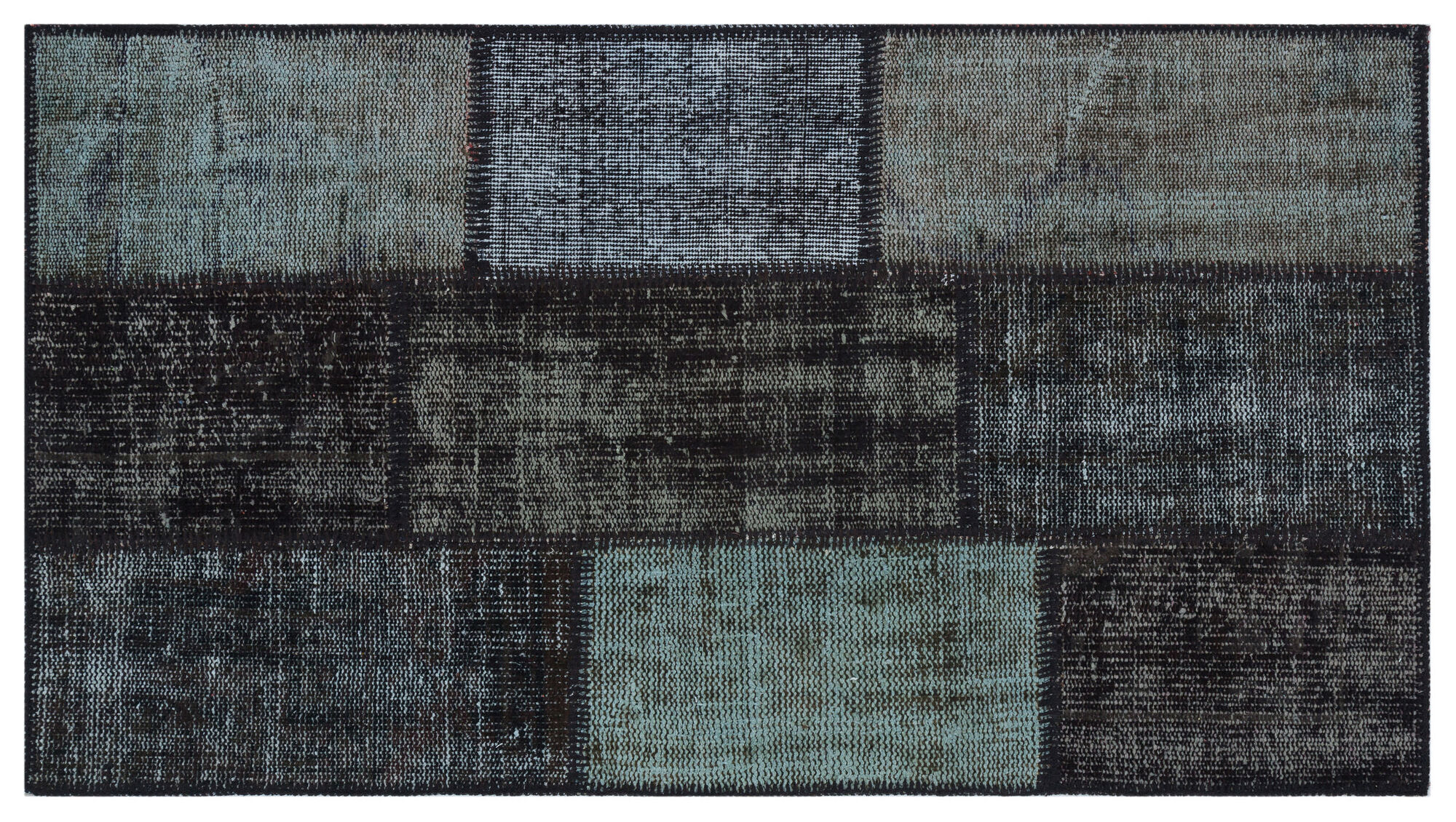 Apex Patchwork Unique Siyah 31425 080 cm X 150 cm