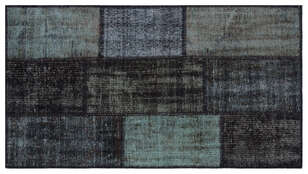 Apex Patchwork Unique Siyah 31425 080 cm X 150 cm (1)