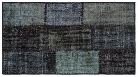 Apex Patchwork Unique Siyah 31425 080 cm X 150 cm - 1