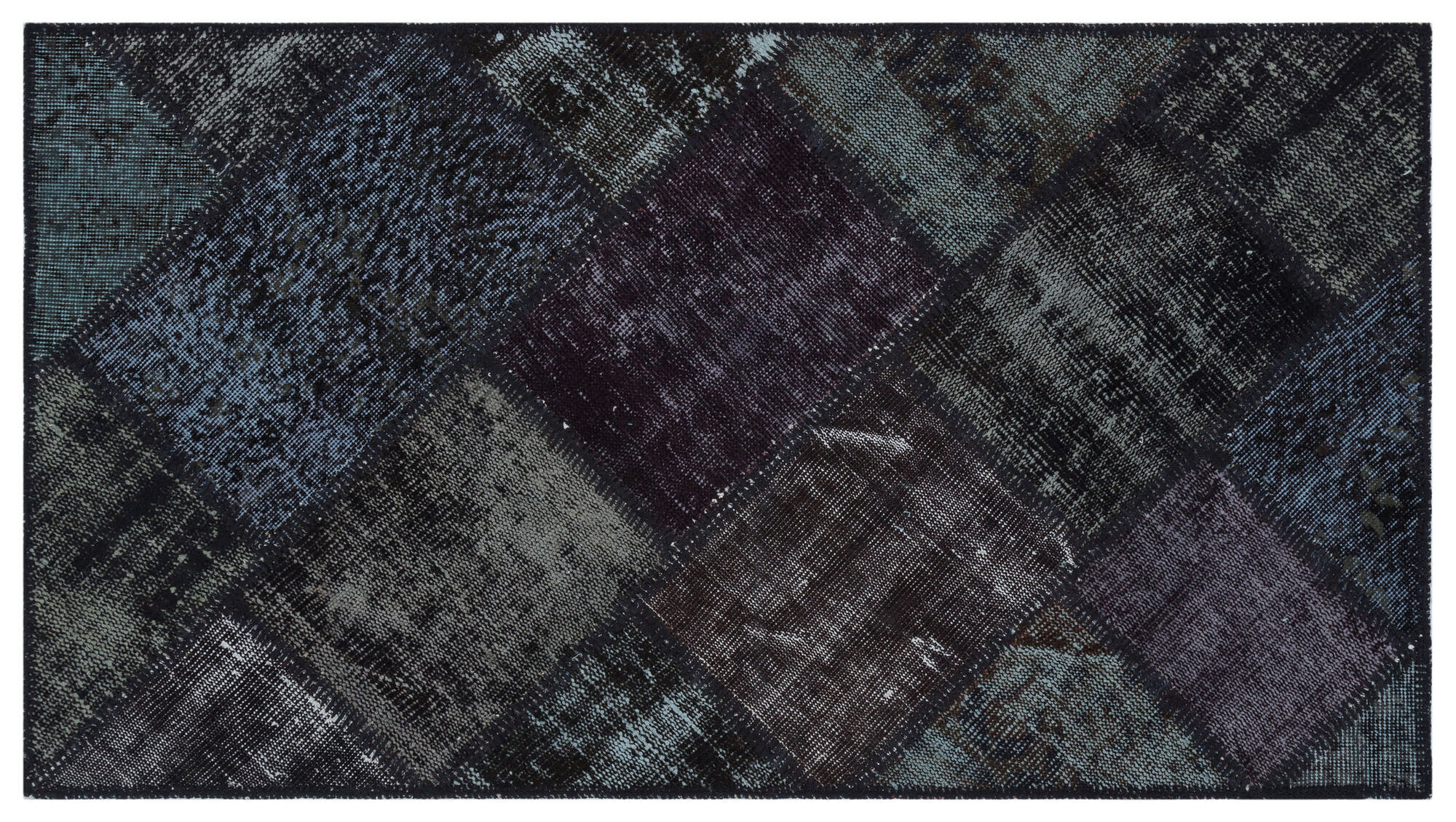 Apex Patchwork Unique Siyah 31438 080 cm X 150 cm