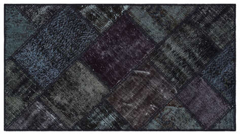 Apex Patchwork Unique Siyah 31438 080 cm X 150 cm - 1