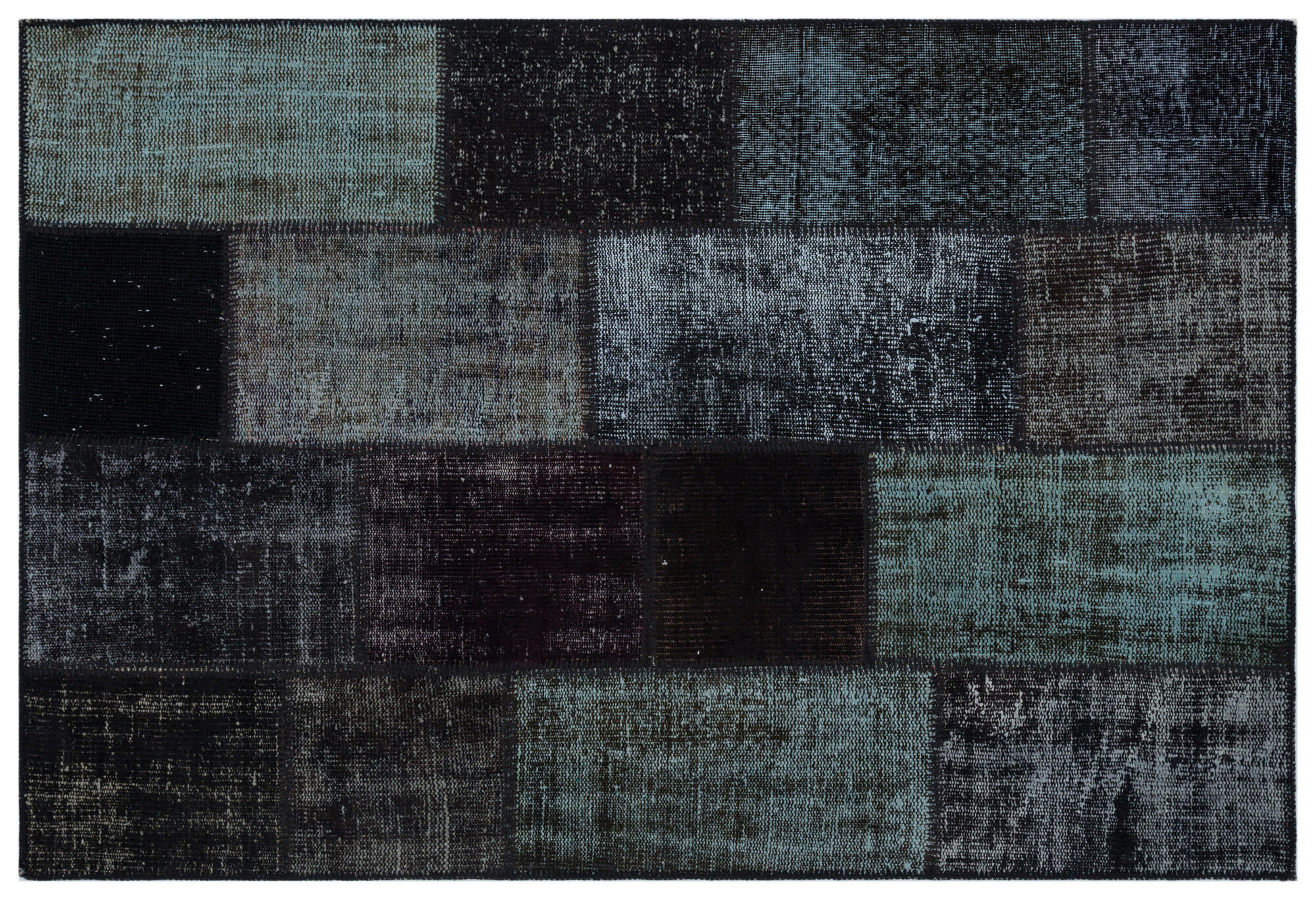 Apex Patchwork Unique Siyah 33162 120 cm X 180 cm