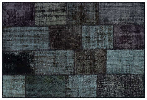 Apex Patchwork Unique Siyah 33163 120 cm X 180 cm - 1