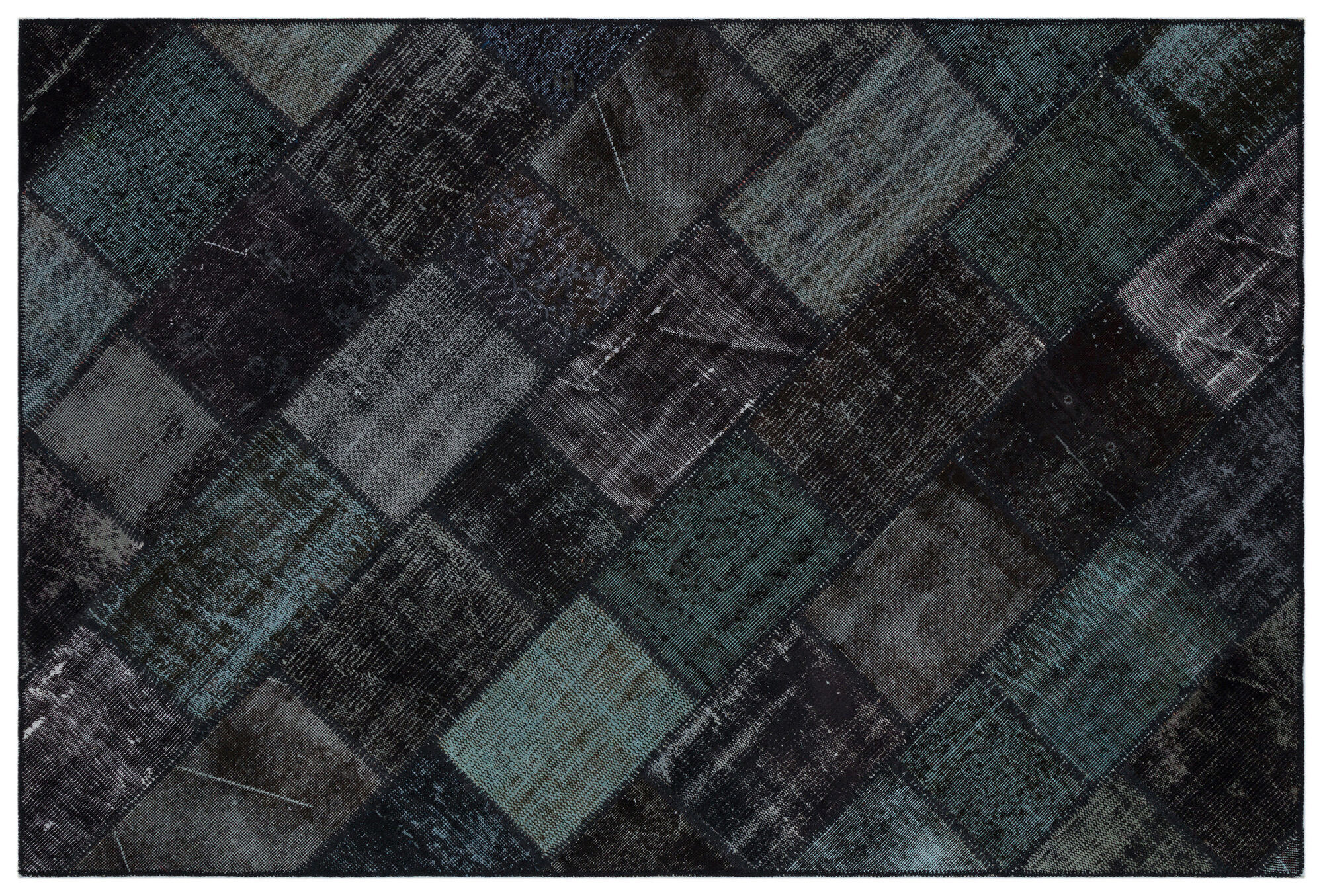 Apex Patchwork Unique Siyah 33263 157 cm X 237 cm