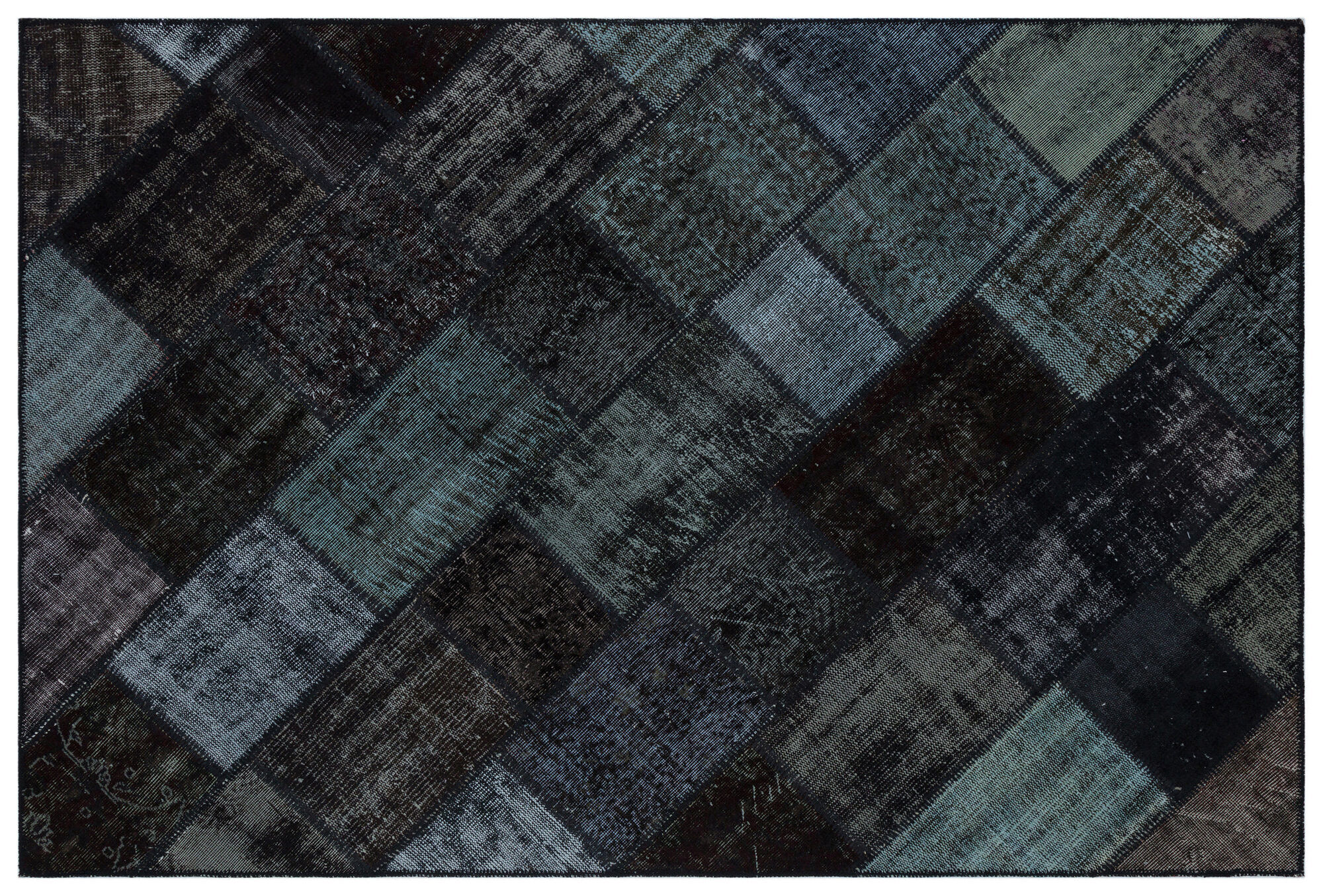 Apex Patchwork Unique Siyah 33272 156 cm X 232 cm