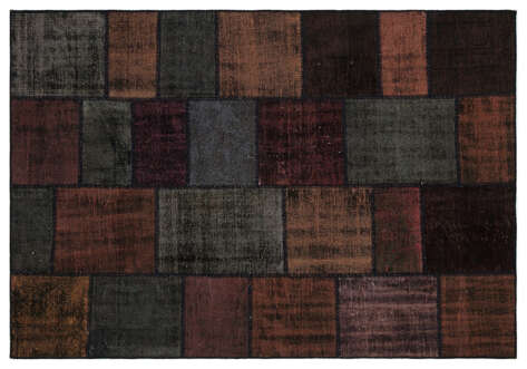 Apex Patchwork Unique Siyah 33866 160 cm X 230 cm - 1