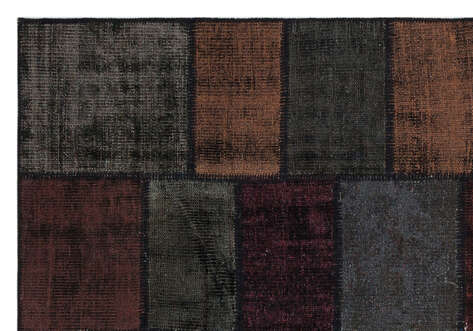 Apex Patchwork Unique Siyah 33866 160 cm X 230 cm - 4